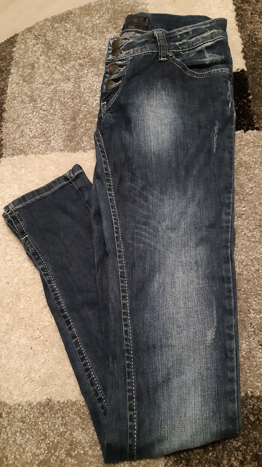 Dunkelblaue Hose DC