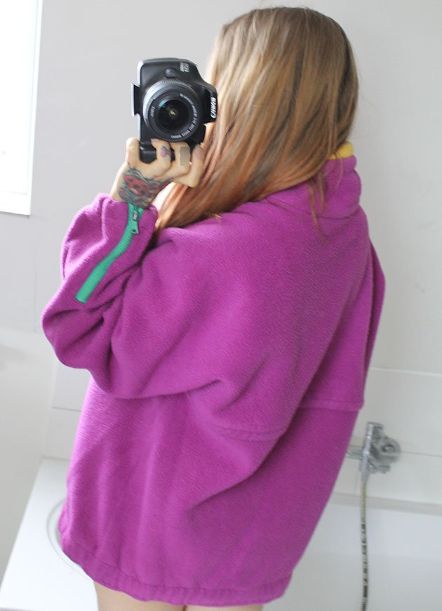 Fleecepullover fleece fleecejacke 90s 80er 80s winterpulli oversized oversize 90er y2k knallig winterpullover sweater sweatshirt fleecepulli Ellesse