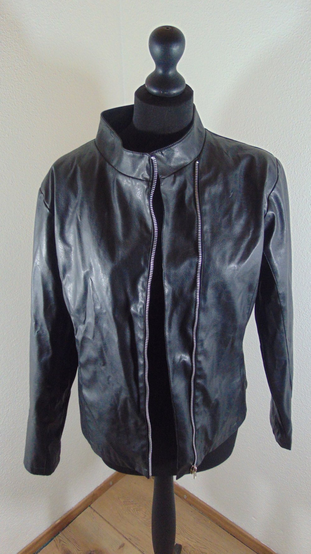 Anna Morelle Lederjacke schwarz Gr. 44 / L
