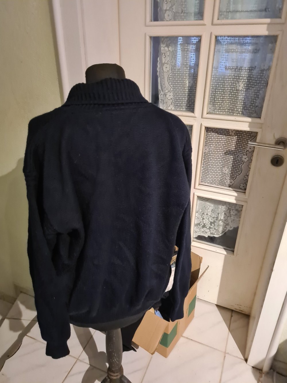 Frank Alexs Herren Strickjacke gr. 50 in dunkelblau