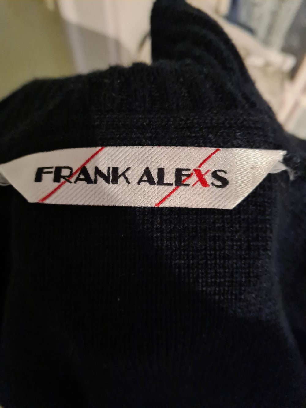 Frank Alexs Herren Strickjacke gr. 50 in dunkelblau