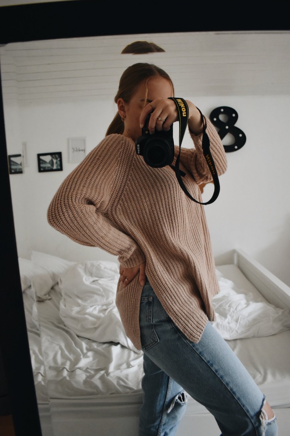 Strickpullover altrosa Forever21