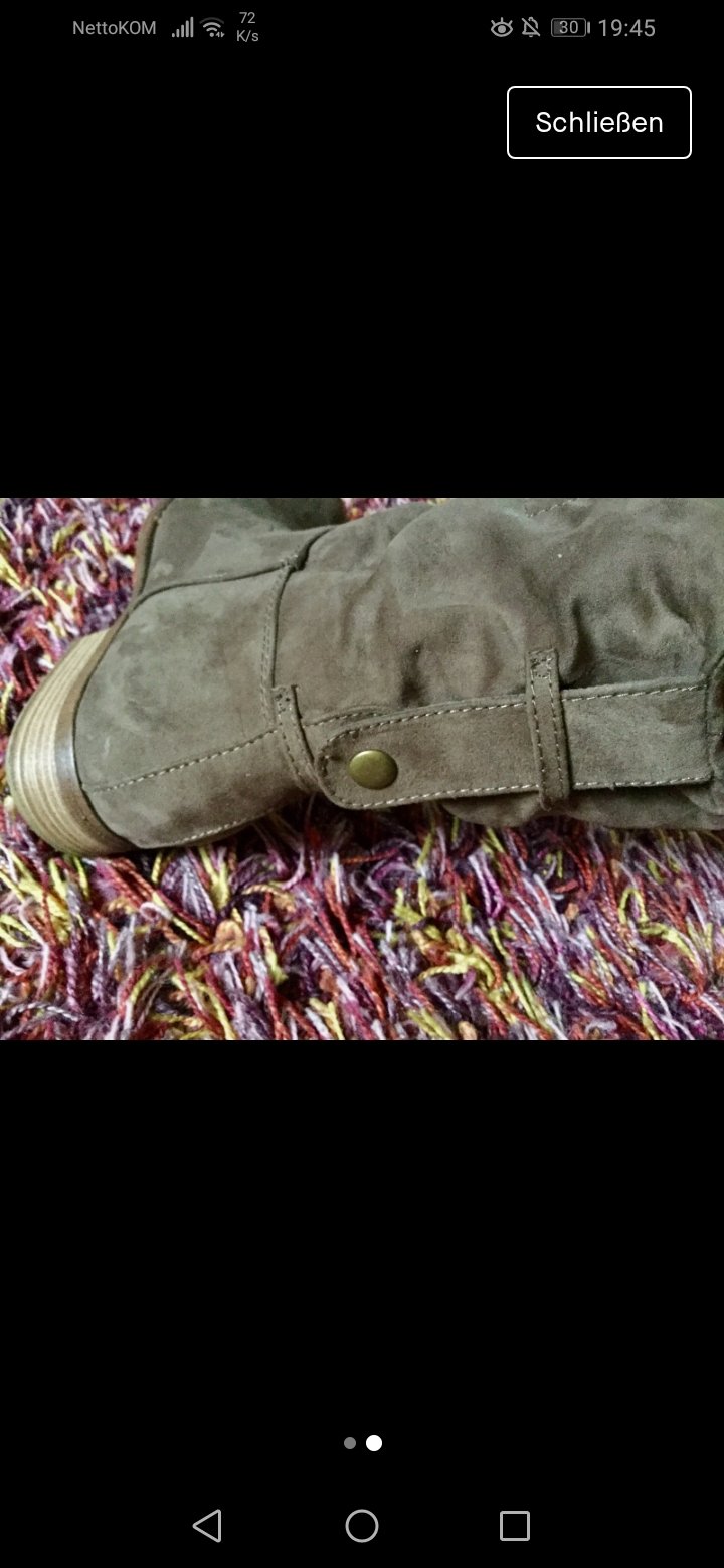 Braune Cowboy Stiefelette 