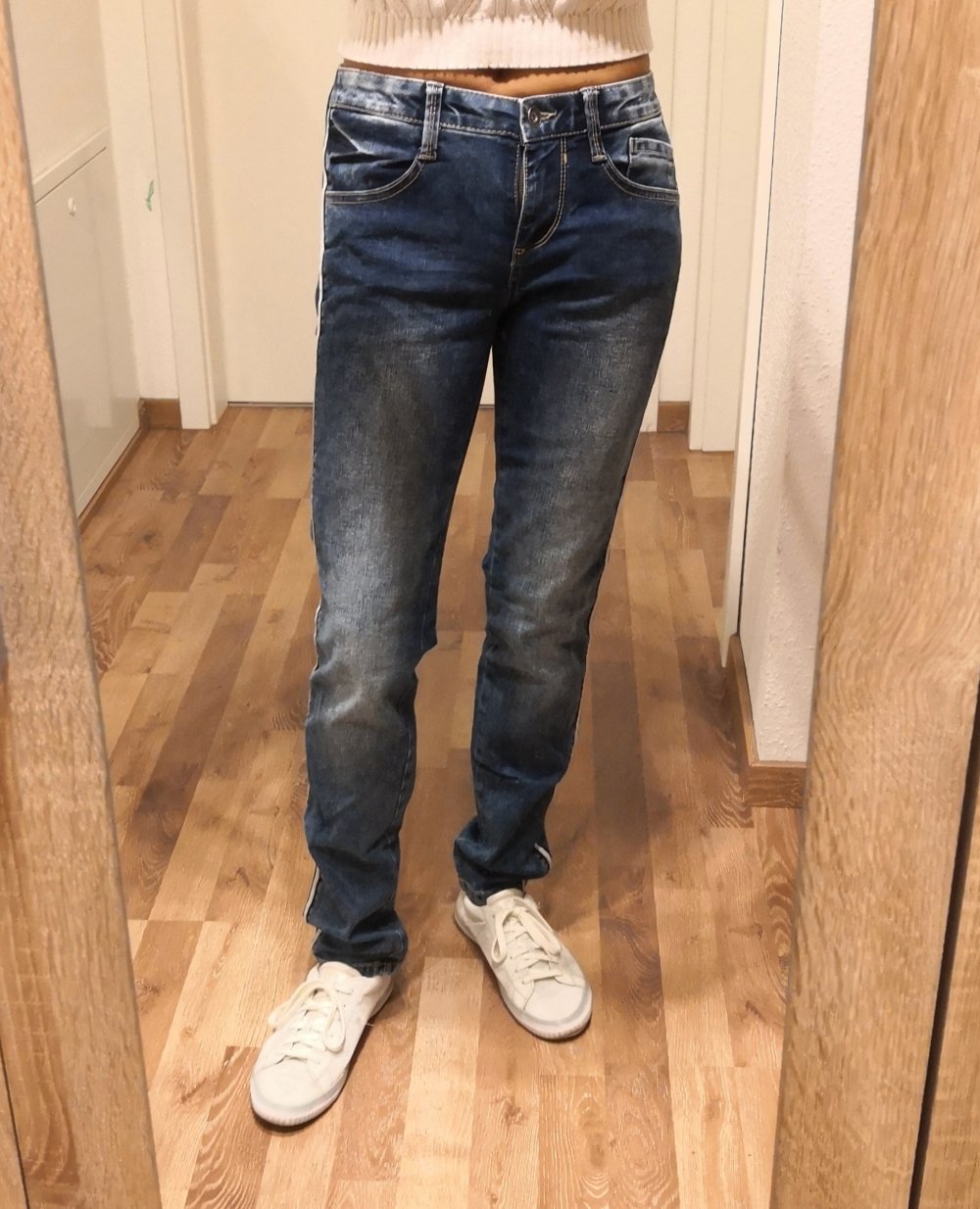 S'Oliver Denim Jeans mit seitlichen Streifen 