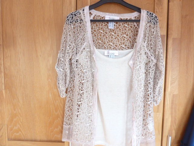 Top mit Weste Set
