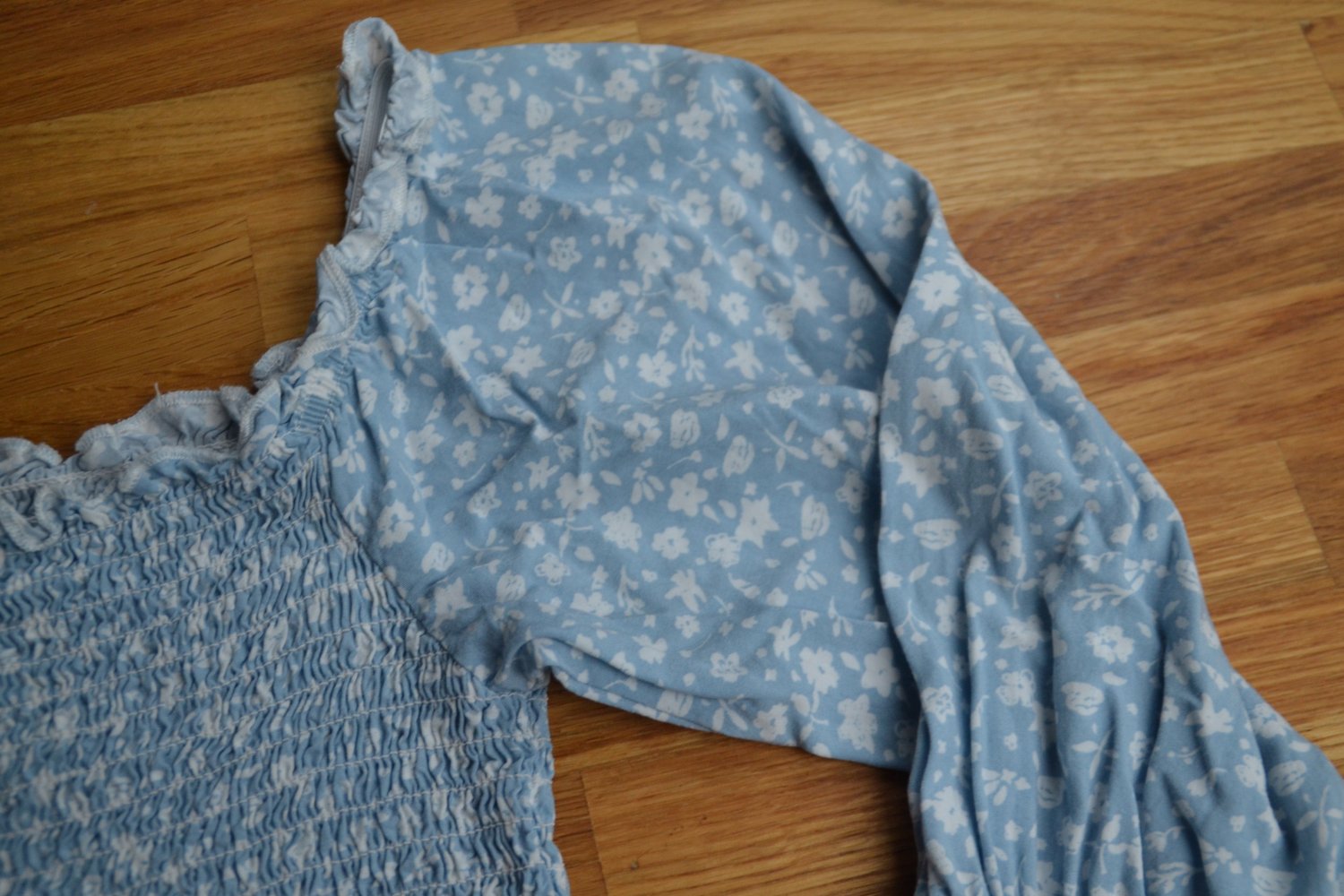 Bluse Top Blusentop gesmokt