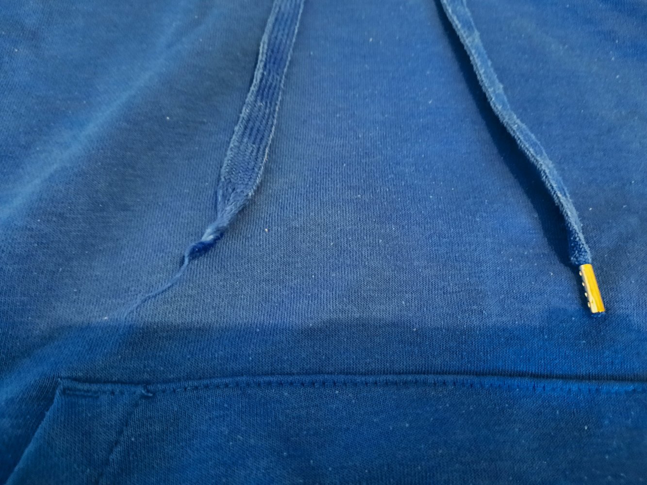 Damen blauer Hoodie