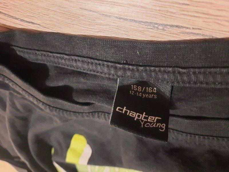 Jungen Kinder Pullover 158/164 bedruckt New York schwarz