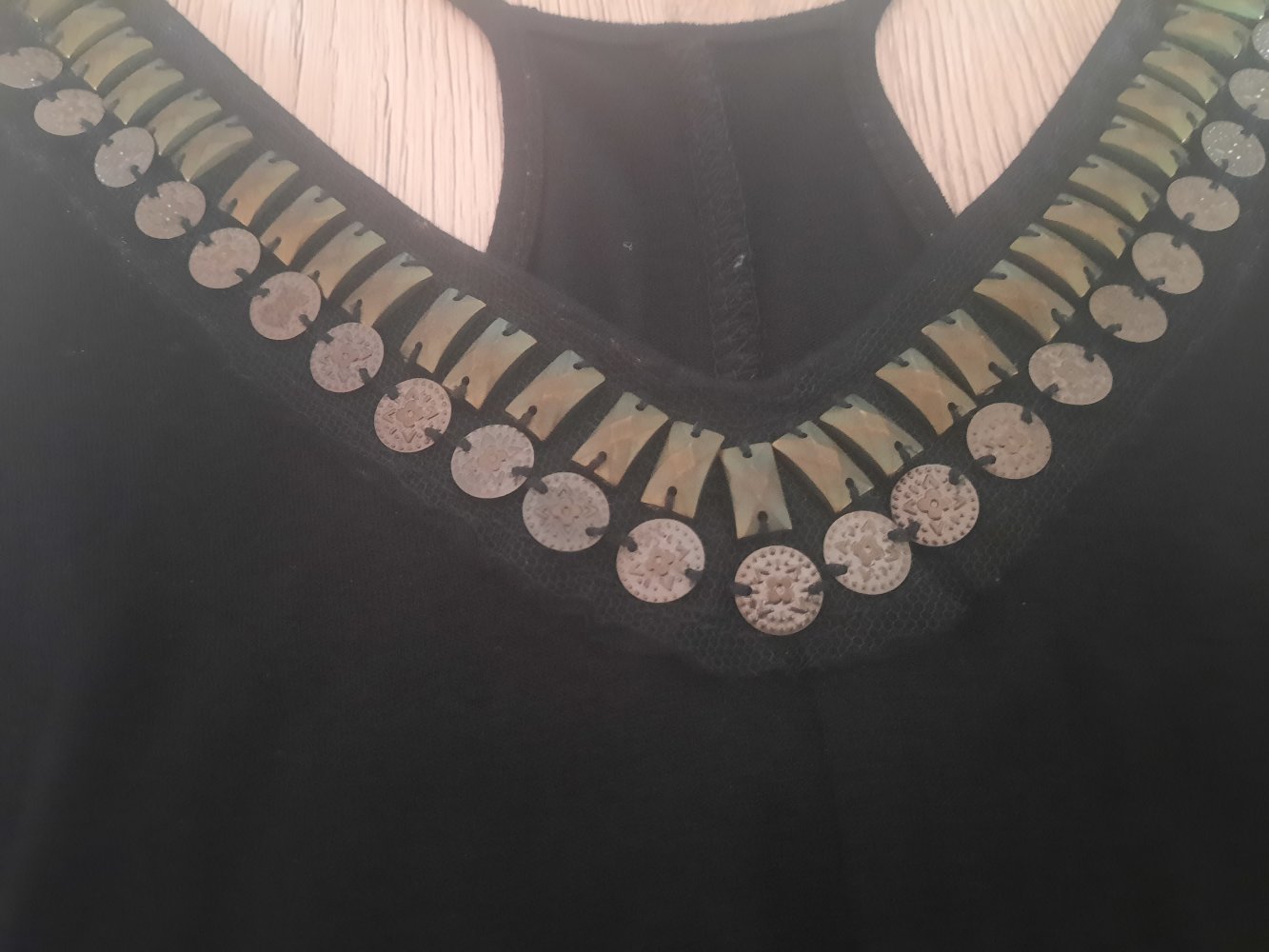 Damen Top schwarz Spaghettiträger von Primark