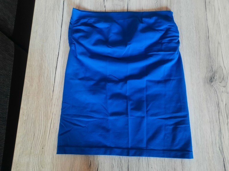 Atmosphere schulterfreies Top blau Gr. M