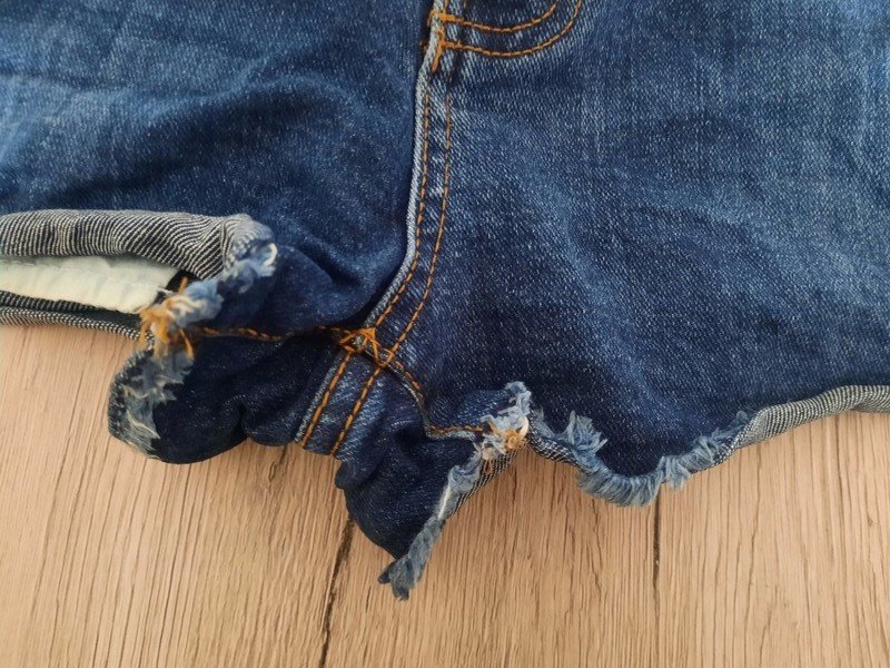 Damen Jeansshorts Streifen von New Yorker