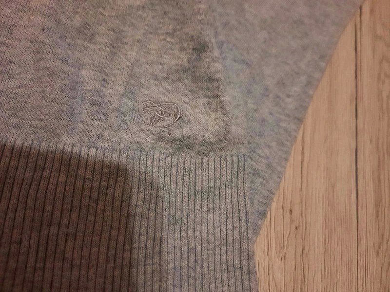 Tom Tailor Damen Pullover grau V-Ausschnitt