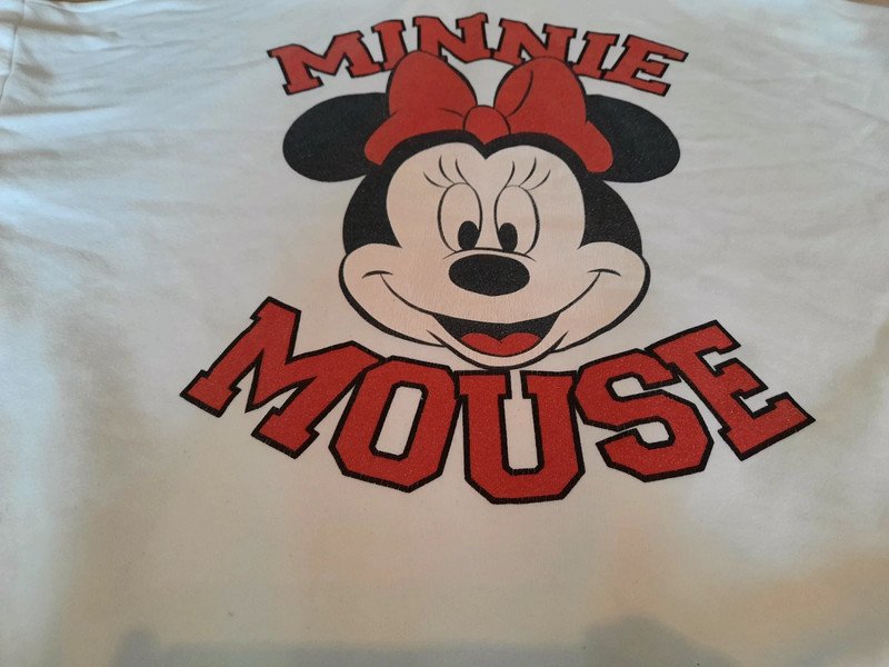 Minnie Maus Hoodie weiß