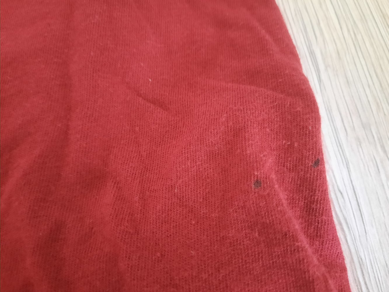 Damen T-Shirt dunkelrot Herz Gr. XS