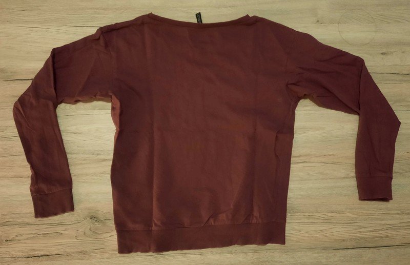 H&M Damen Pullover bedruckt meow or never rot