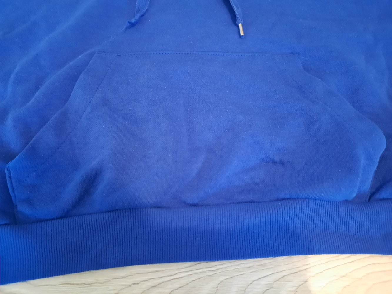 Damen blauer Hoodie