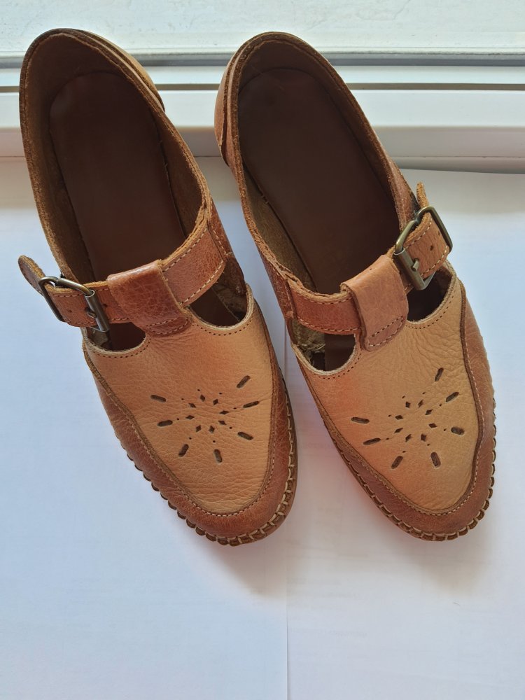 Italienische Sommerschuhe, Leder