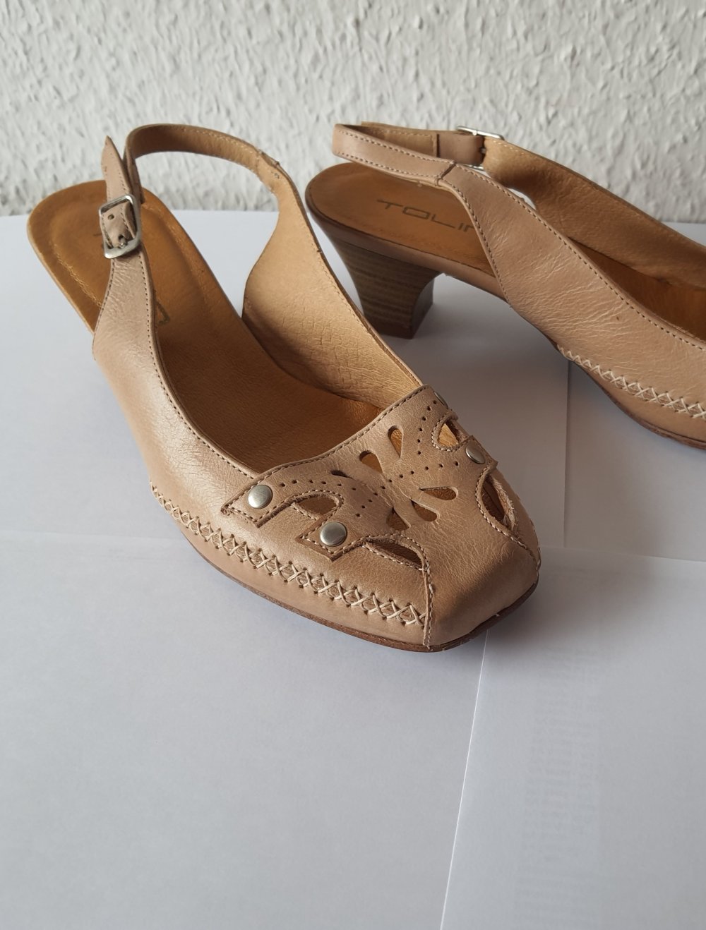 Damenschuhe, Leder, NEU, Gr. 35