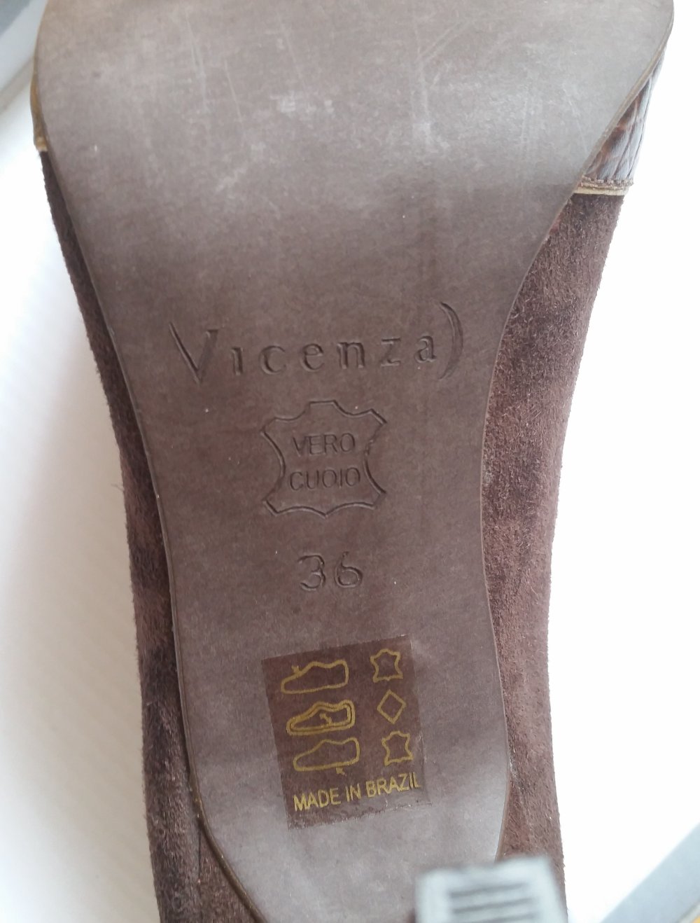 Pumps, Vicenza, Nubuk Leder, Gr. 35, NEU