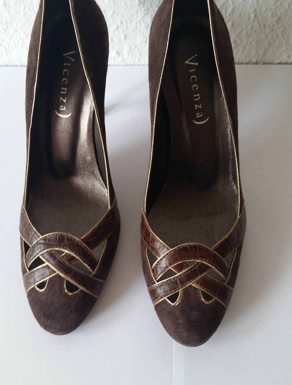 Pumps, Vicenza, Nubuk Leder, Gr. 35, NEU