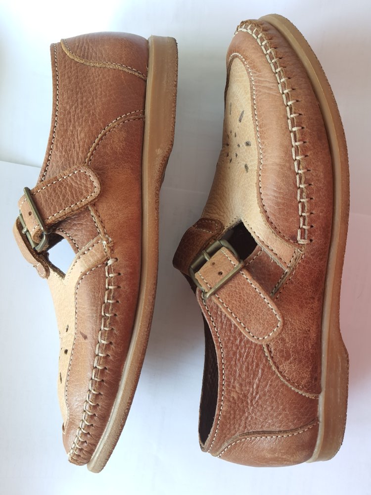 Italienische Sommerschuhe, Leder