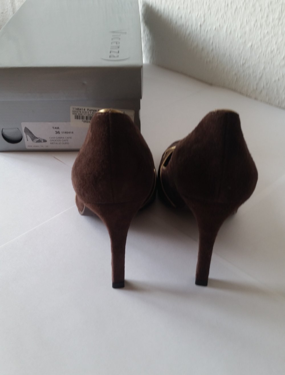 Pumps, Vicenza, Nubuk Leder, Gr. 35, NEU