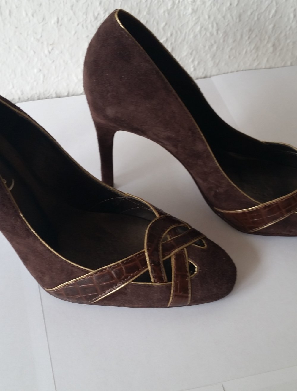 Pumps, Vicenza, Nubuk Leder, Gr. 35, NEU