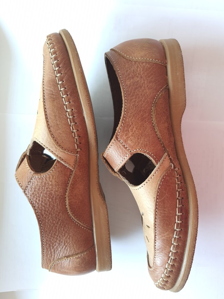 Italienische Sommerschuhe, Leder