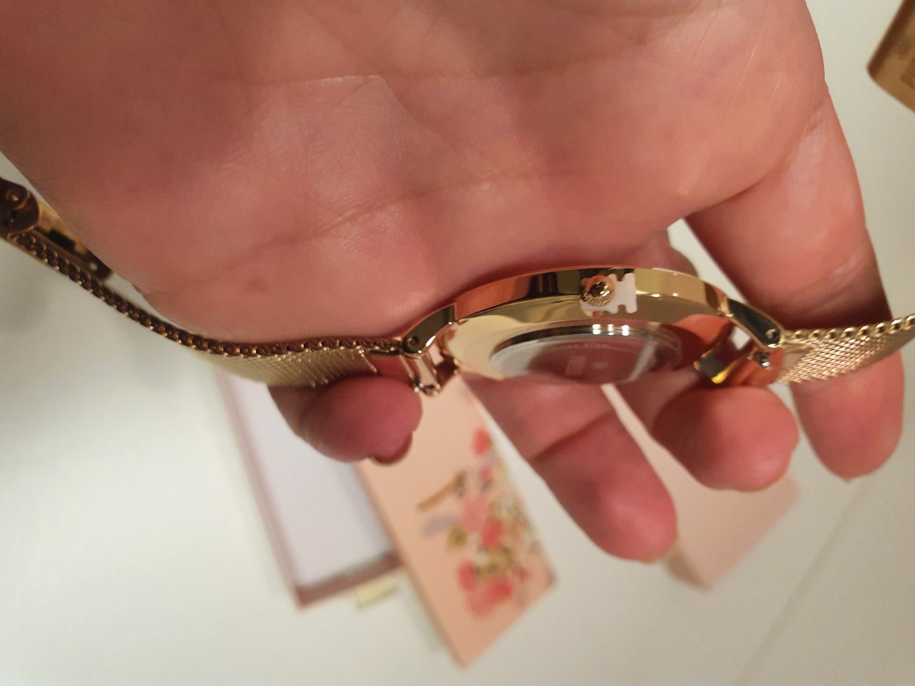 Purelei Uhr Perlmutt Zifferblatt - Rosegold Neu mit Karton