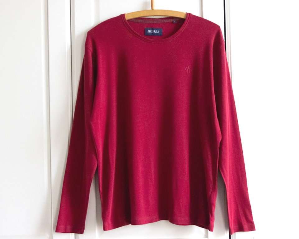 Langarmshirt, Mc Neal. Baumwolle. Gr. L
