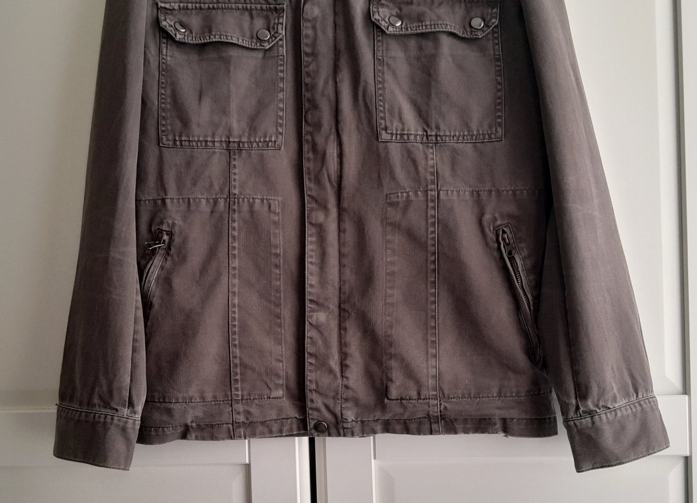 Übergangsjacke. Sasch. Herren Jacke. Gr. L. 100% Baumwolle