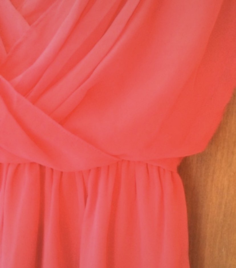 ZARA Empire Ausschnitt Chiffon Kleid Gr M