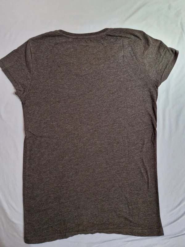 Herren Shirt solid M grau meliert
