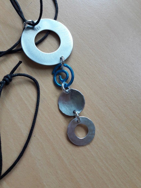 lange Kette türkis silber