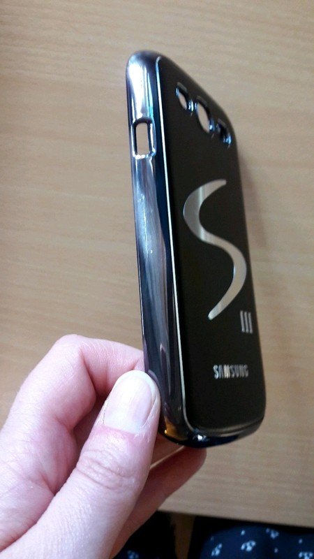 Handycase Samsung S3 schwarz silber