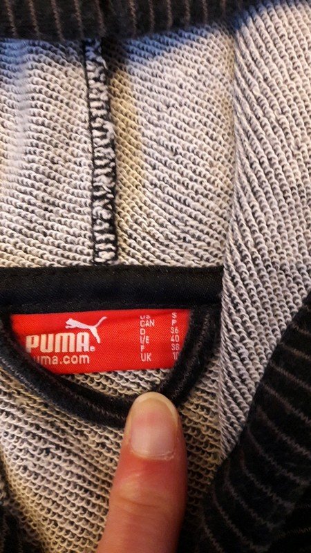 Schwarze Sweat-Jacke von Puma Training