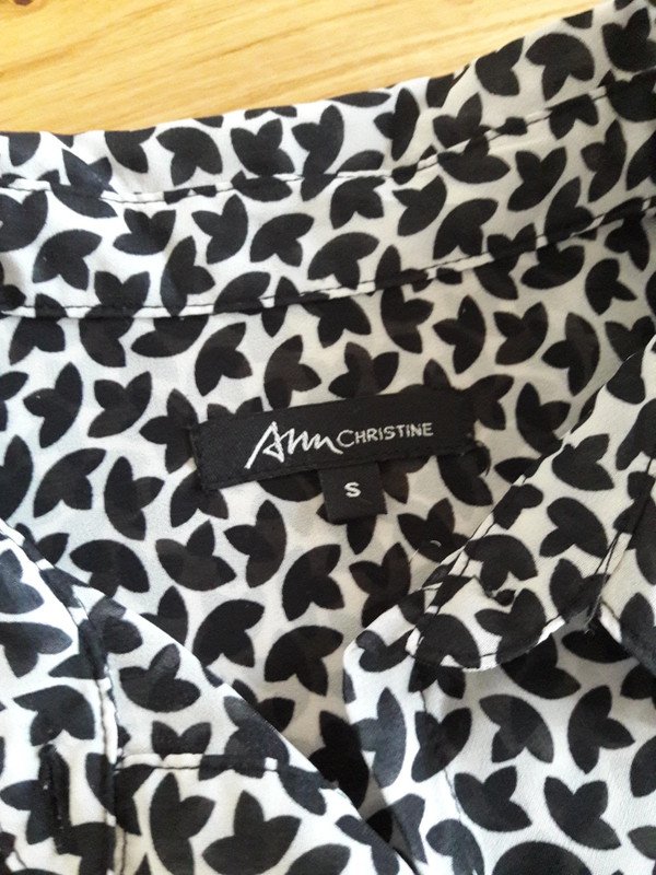Chiffon Bluse mit Muster von Ann Christine