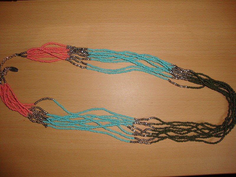 Bunte Perlenkette von StreetOne Surfer Boho Ethno