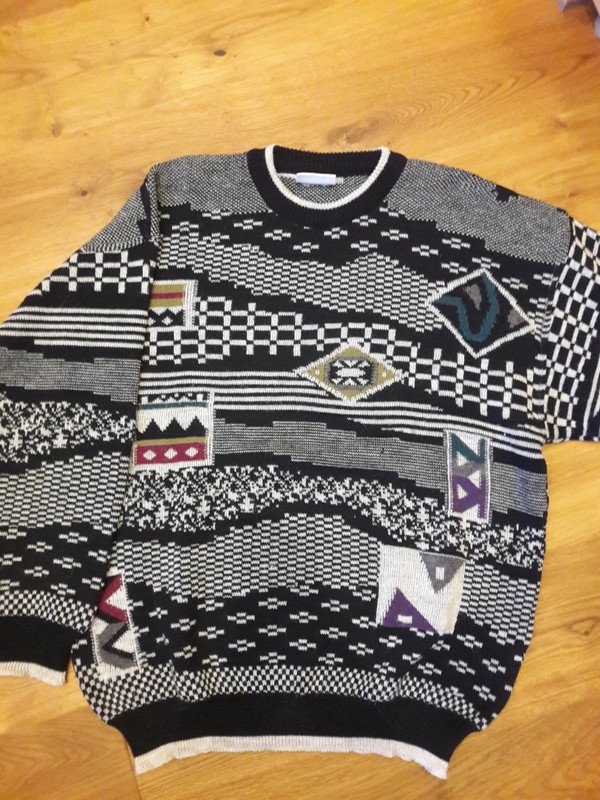 Vintage Strickpullover FC Collection im Dad Style