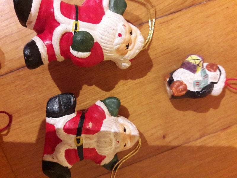5er Set Anhänger Weihnachten