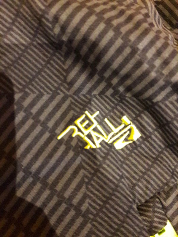 Ski Winterjacke Skijacke schwarz grau Neon gelb-grün von Rehall 