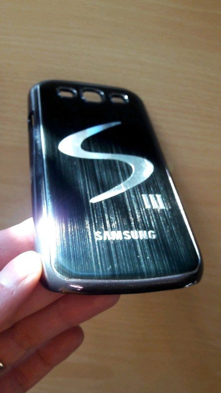 Handycase Samsung S3 schwarz silber