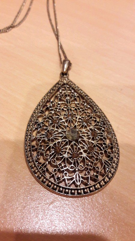 Goldene lange Halskette von SIX Boho Ethno