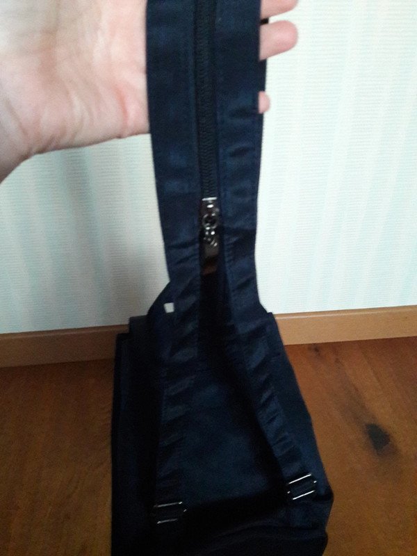Dunkelblauer kleiner Rucksack von Alessandro Salvatore Italy
