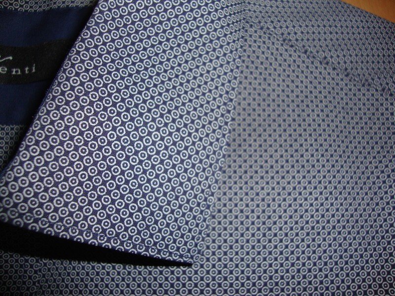 Hemd blau mit Muster von Venti