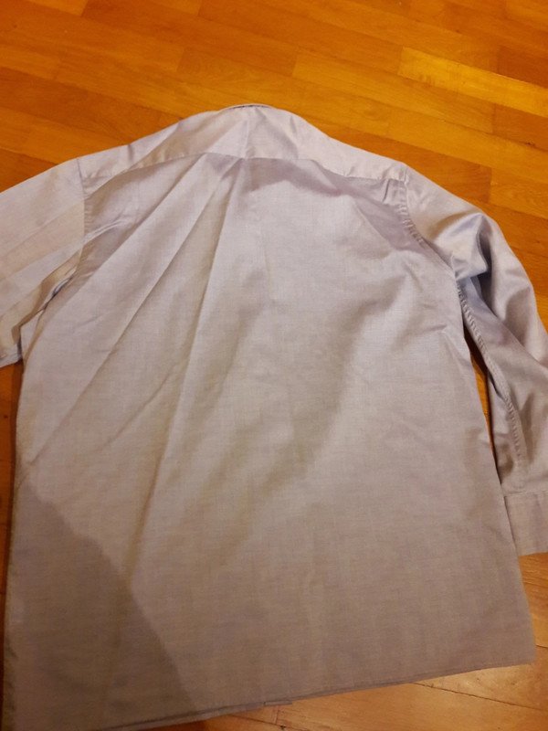 Grau blaues Hemd von Eterna Slim Fit