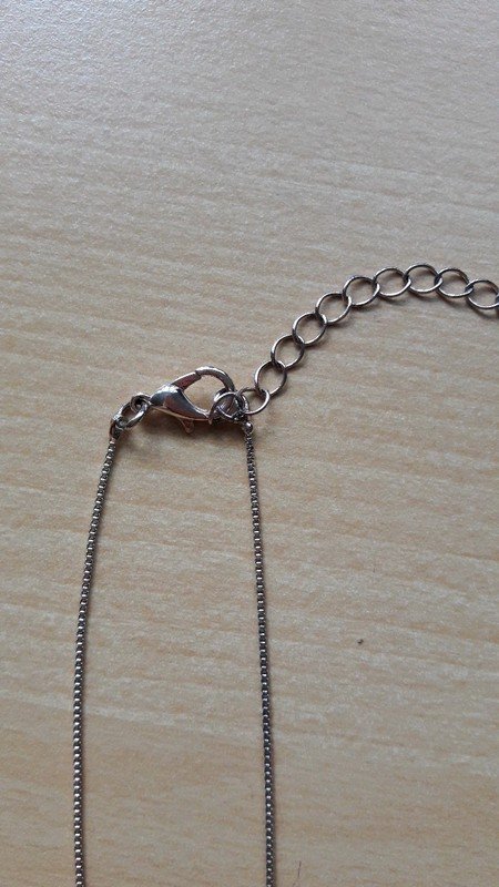 Halskette Roségold mit Glitzeranhänger von SIX