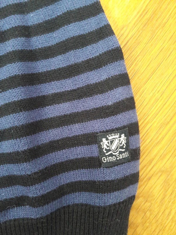 Feinstrickpullover mit V-Ausschnitt von Gino Santi