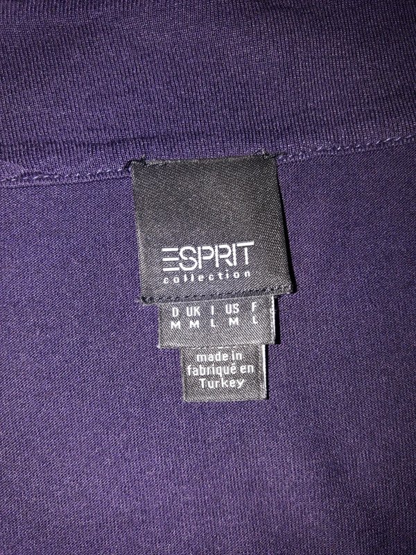 Lila Top mit Pailletten von Esprit