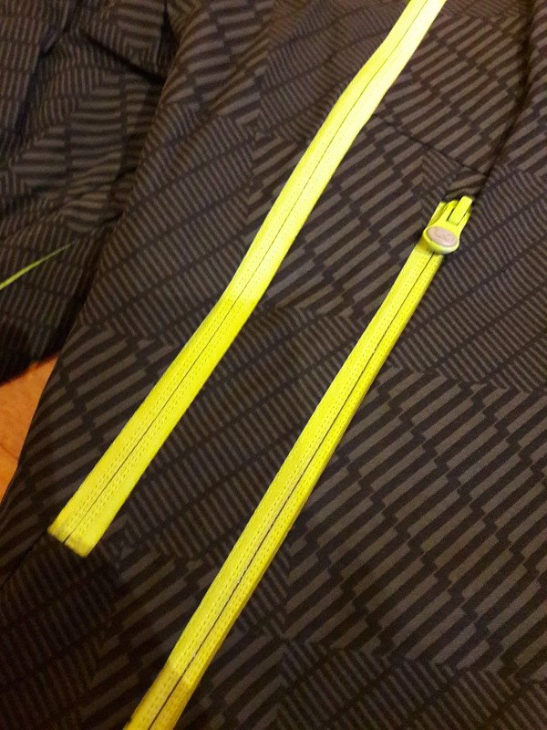 Ski Winterjacke Skijacke schwarz grau Neon gelb-grün von Rehall 